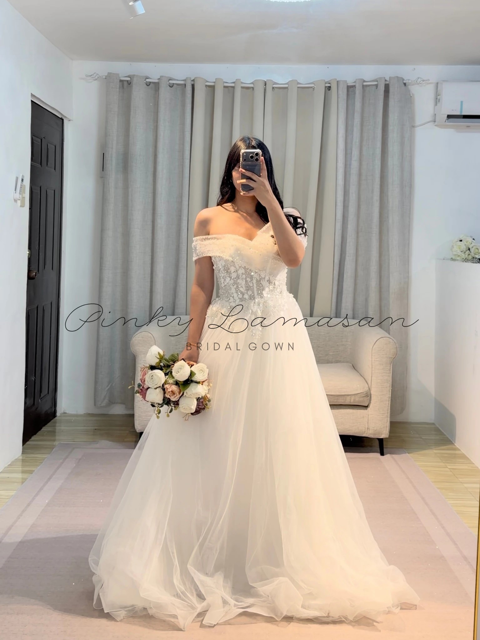 OCT26-04 — ready-to-wear bridal piece by Pinky Lamasan