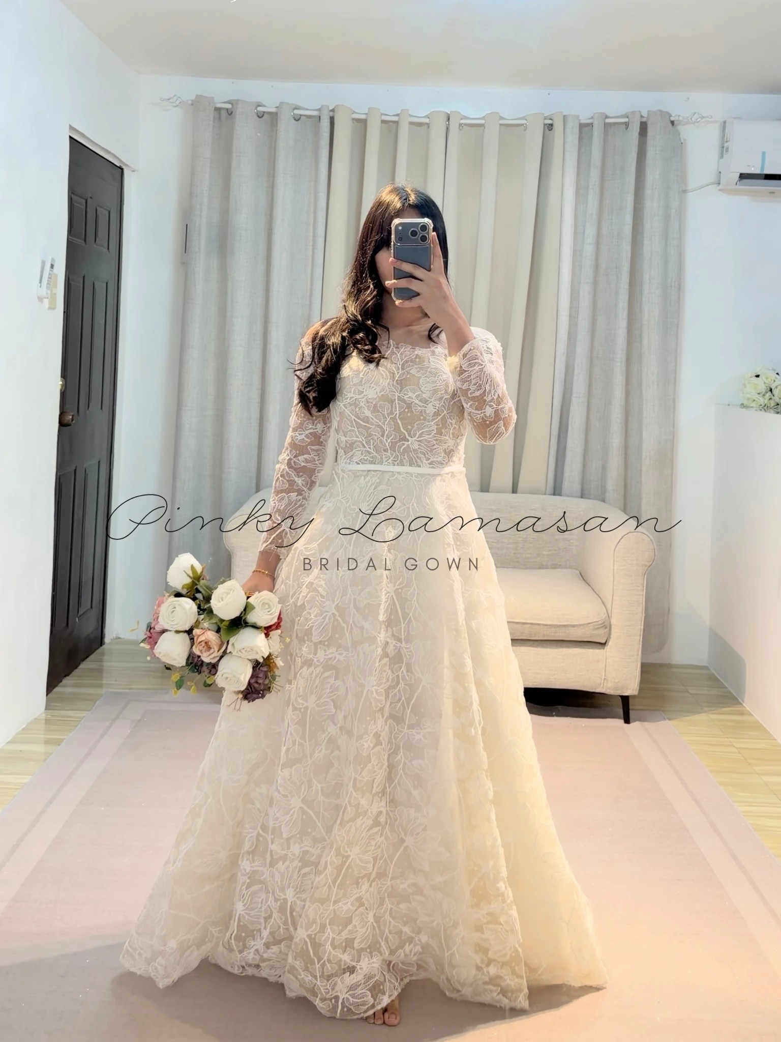 OCT26-02 — ready-to-wear bridal piece by Pinky Lamasan