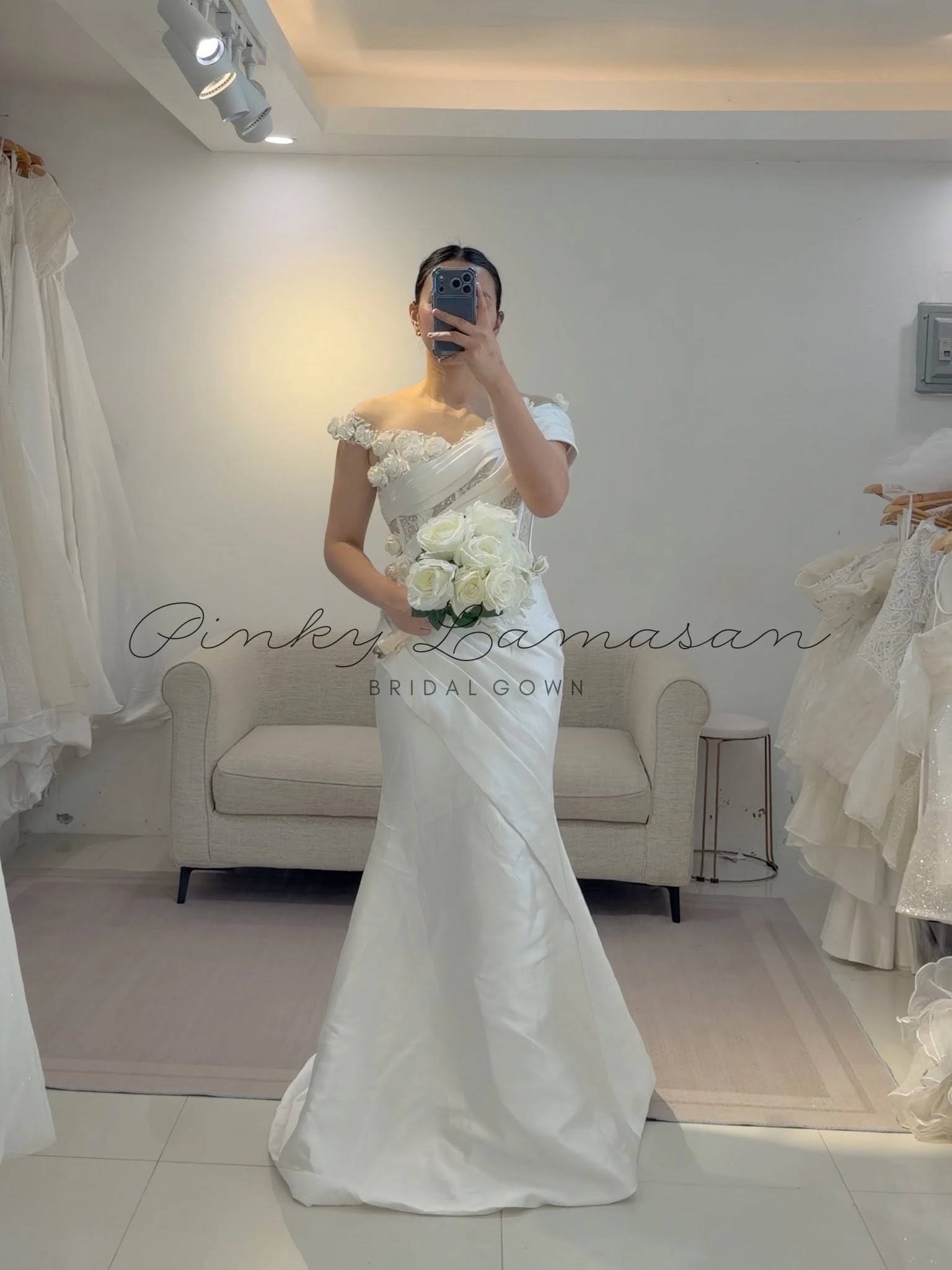 Code: MAY37 — ready-to-wear bridal piece by Pinky Lamasan
