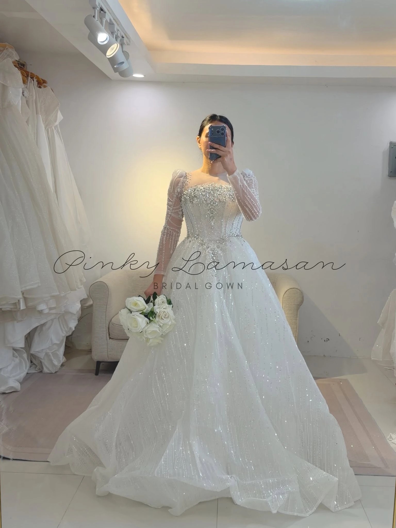 Code: APR65 — ready-to-wear bridal piece by Pinky Lamasan
