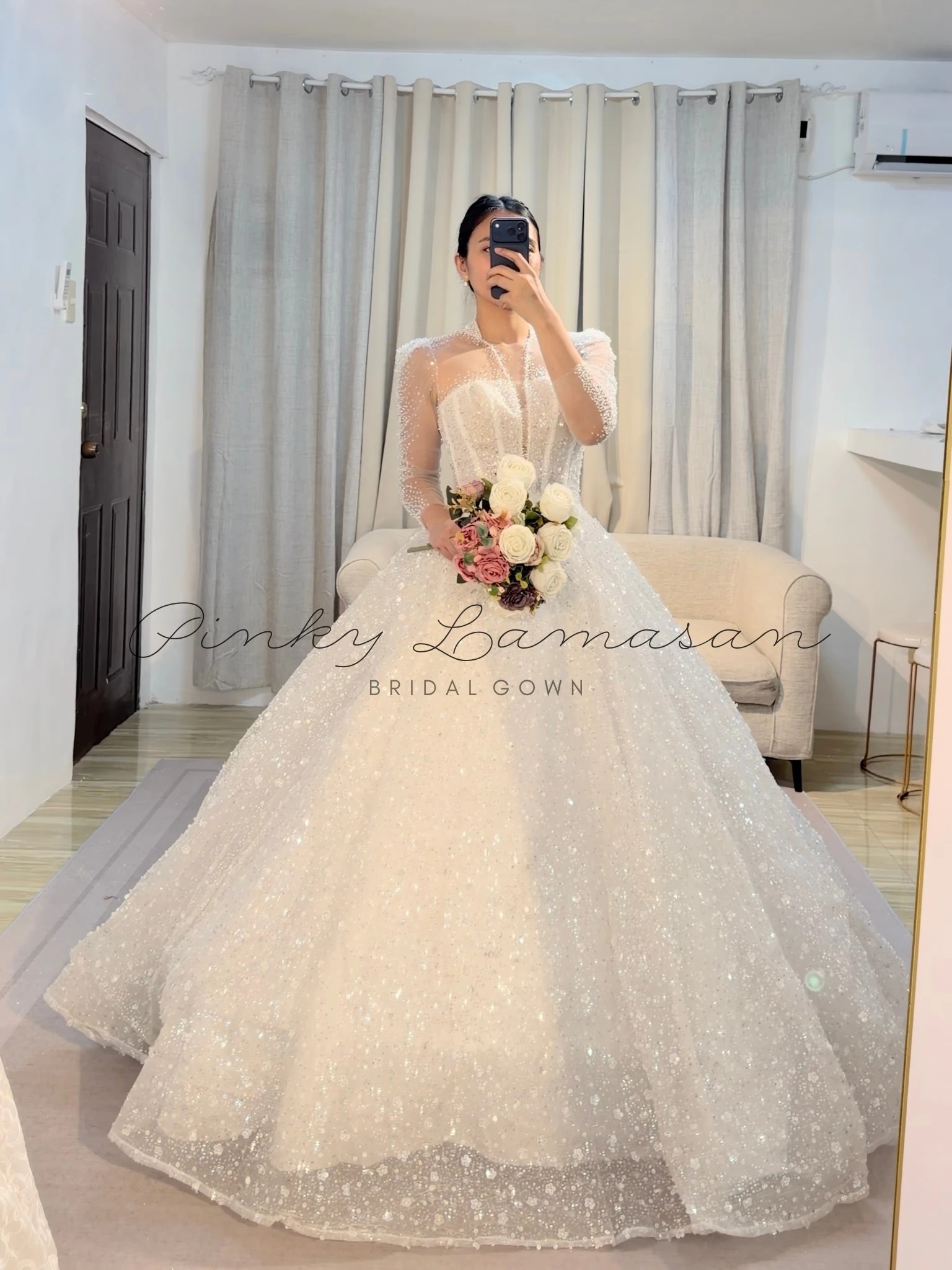 JUL09 — ready-to-wear bridal piece by Pinky Lamasan