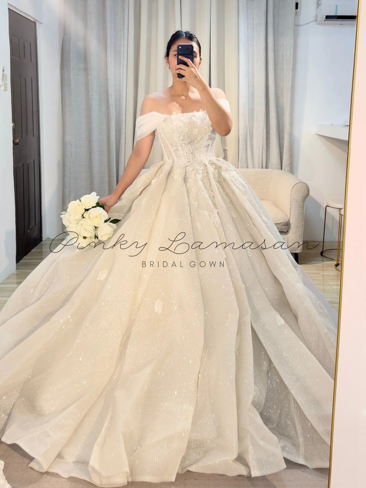 JUL04 — ready-to-wear bridal piece by Pinky Lamasan
