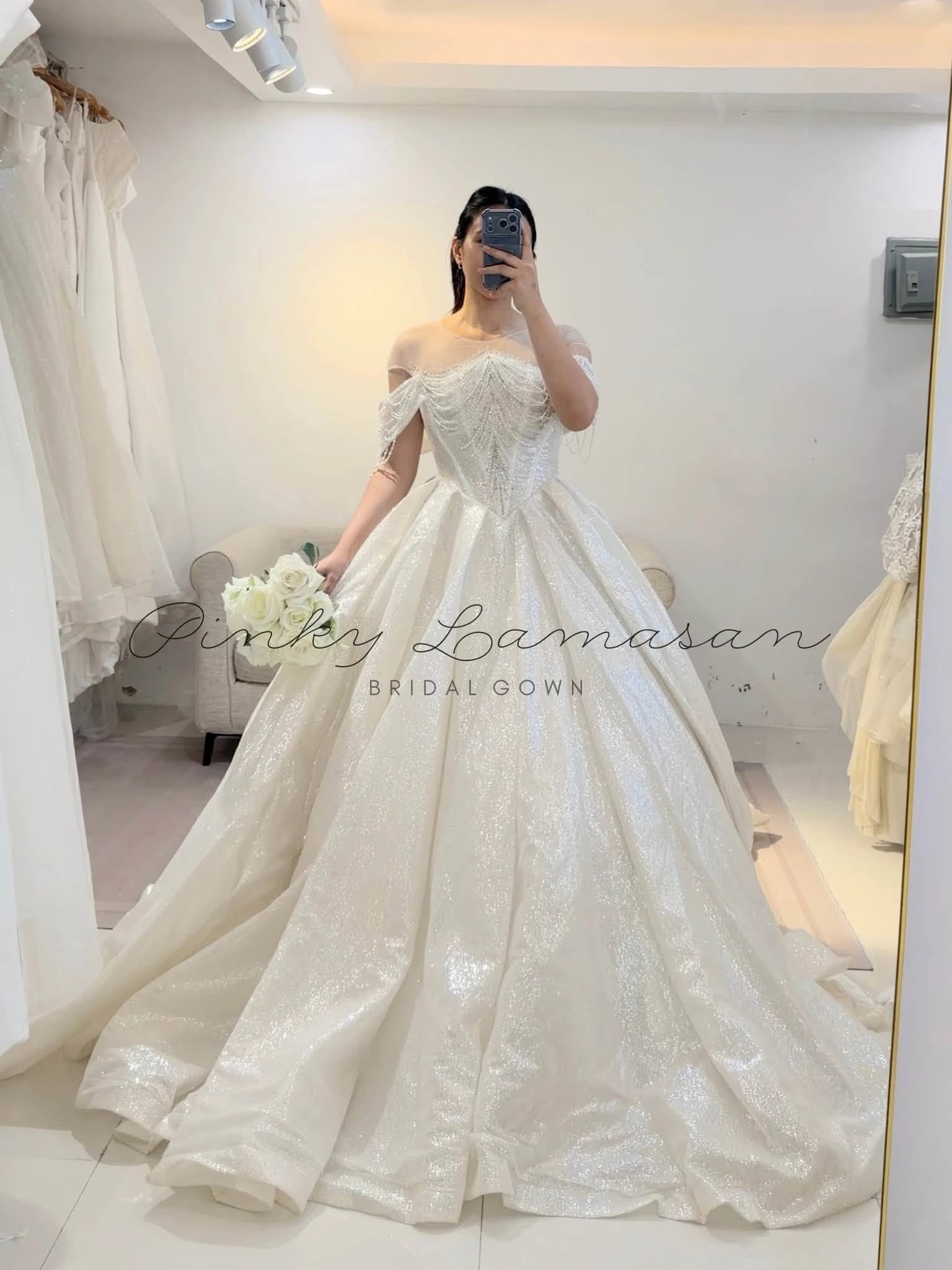 Code: MAY54 — ready-to-wear bridal piece by Pinky Lamasan