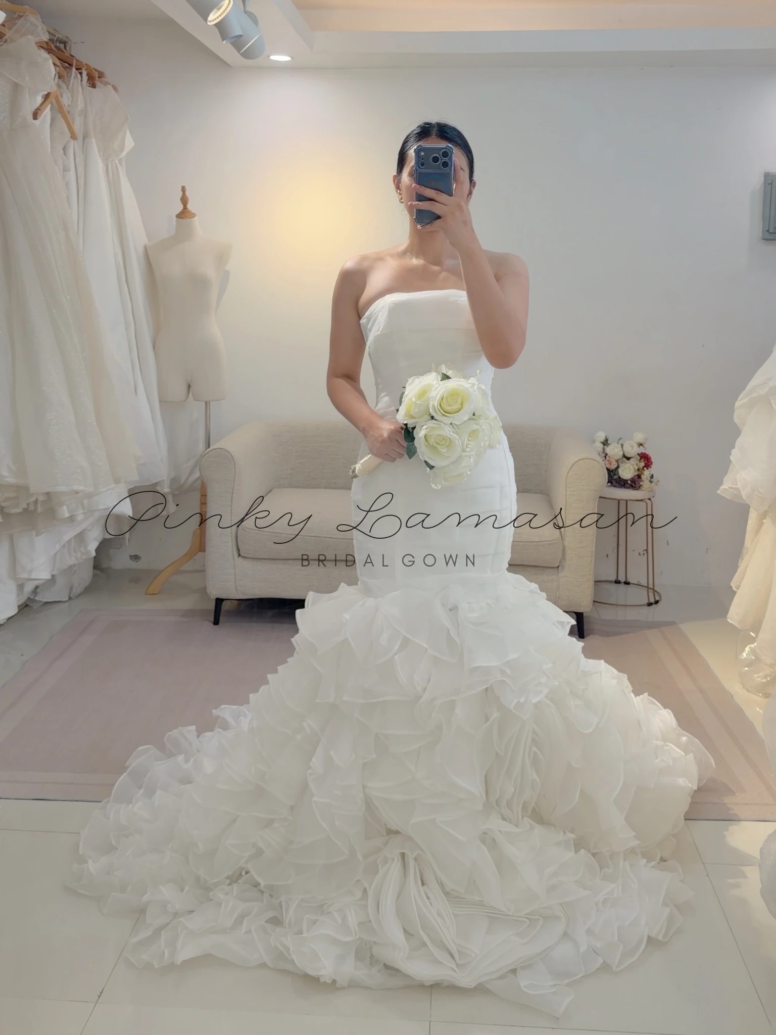 Code: MAY08 — ready-to-wear bridal piece by Pinky Lamasan
